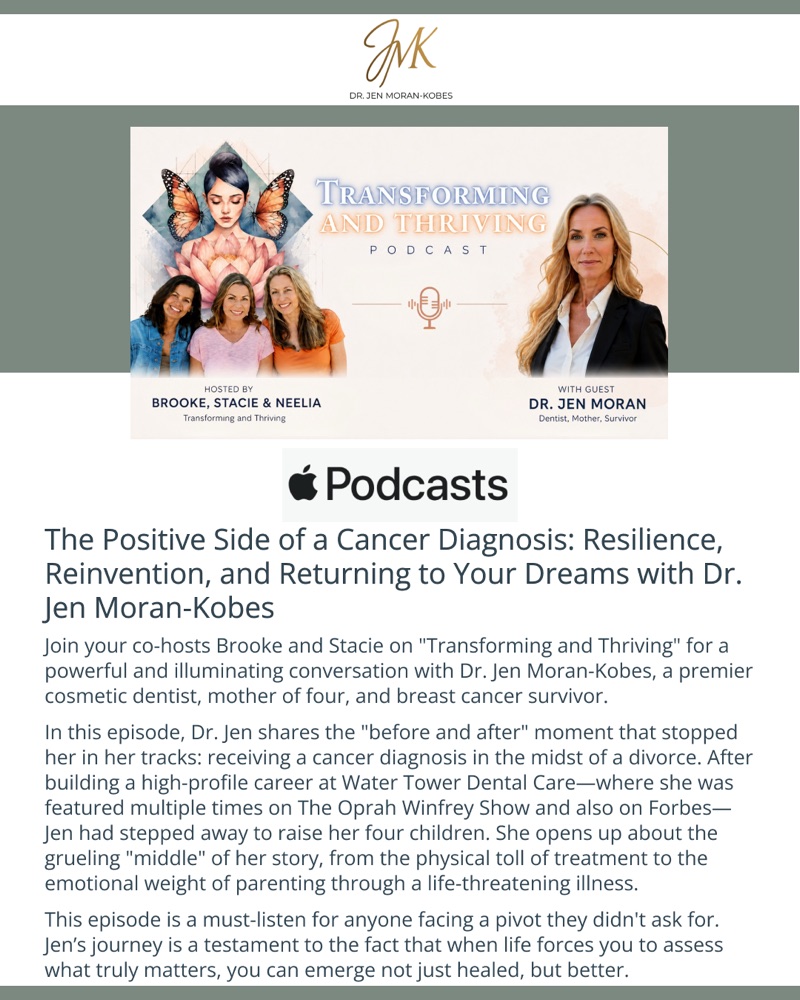 Transforming & Thriving feature featuring Dr. Jen Moran